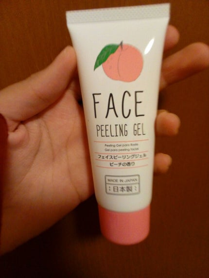 フェイスピーリングジェル ピーチの香り/DAISO/ピーリングを使ったクチコミ(1枚目)