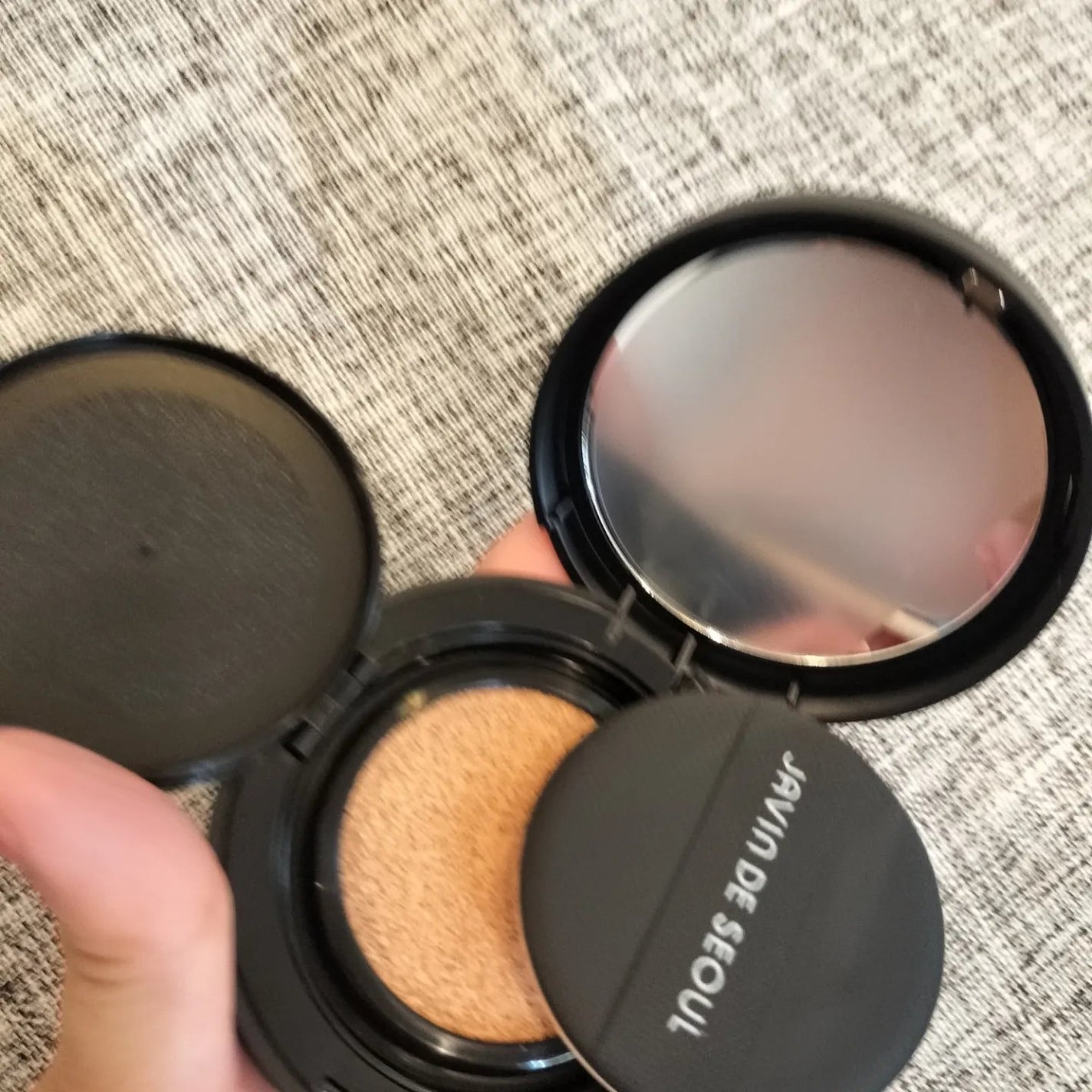 ジャビンドゥソウル ウインクファンデーションパクト/Javin De Seoul/クッションファンデーションを使ったクチコミ(2枚目)