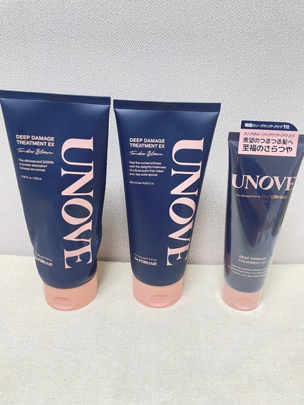 ディープダメージトリートメントEX/UNOVE/洗い流すヘアトリートメントを使ったクチコミ(1枚目)