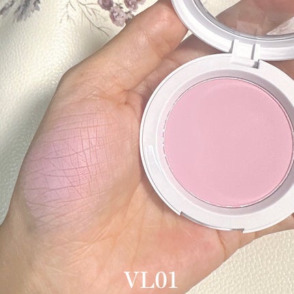 アピュー パステルブラッシャー VL01 ライラックコットン/A’pieu/パウダーチークを使ったクチコミ(1枚目)