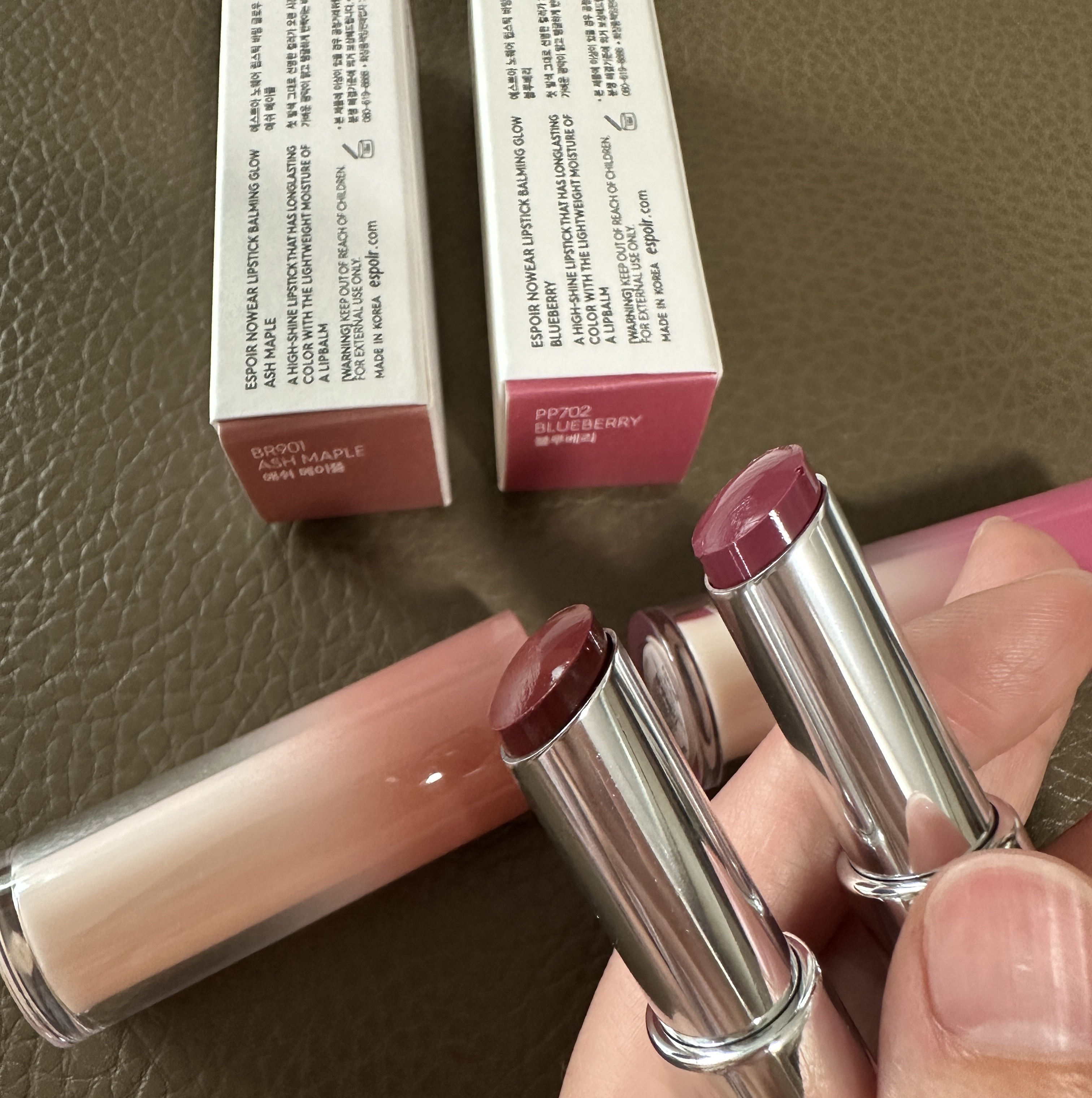 ノーウェアリップスティック バーミンググロー/espoir/口紅を使ったクチコミ（3枚目）