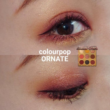 colourpop  ORNATE/ColourPop/パウダーアイシャドウを使ったクチコミ（1枚目）