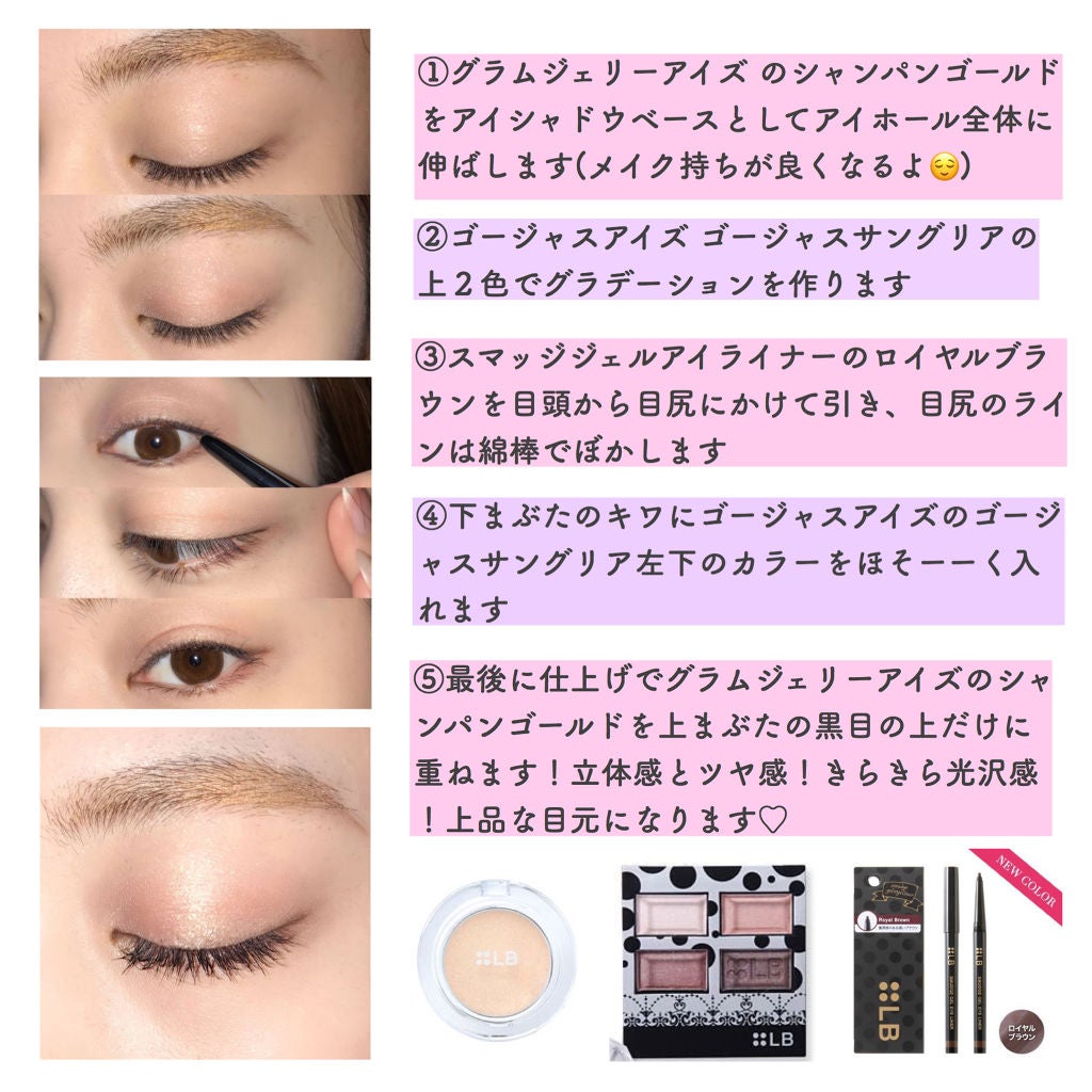 スマッジジェルアイライナー/LB/ジェルアイライナーを使ったクチコミ(2枚目)