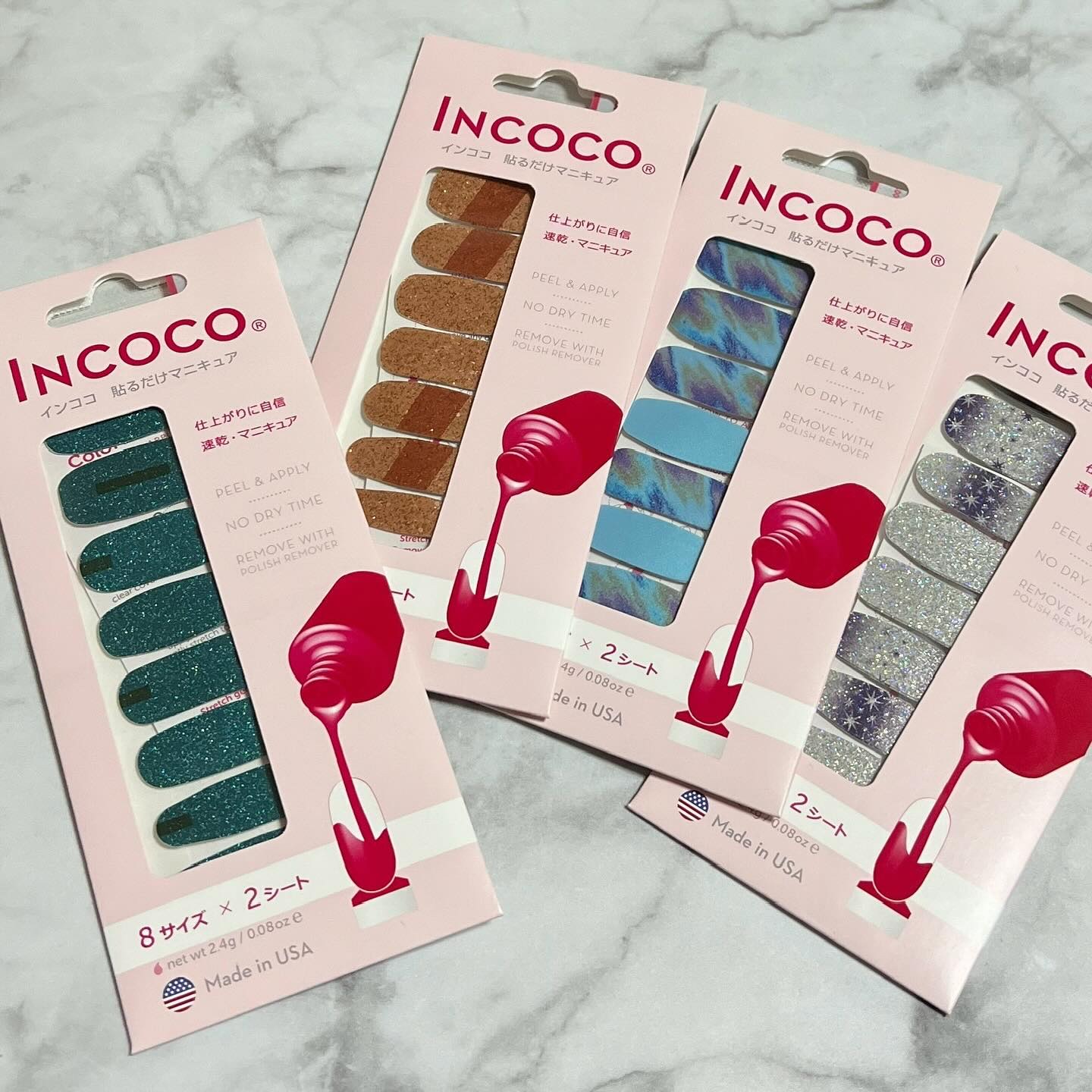 INCOCO インココ  マニキュアシート/インココ/ネイルシールを使ったクチコミ（2枚目）