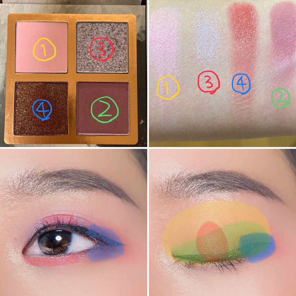 Venus Marble アイシャドウキャットシリーズ/Venus Marble/アイシャドウパレットを使ったクチコミ(4枚目)