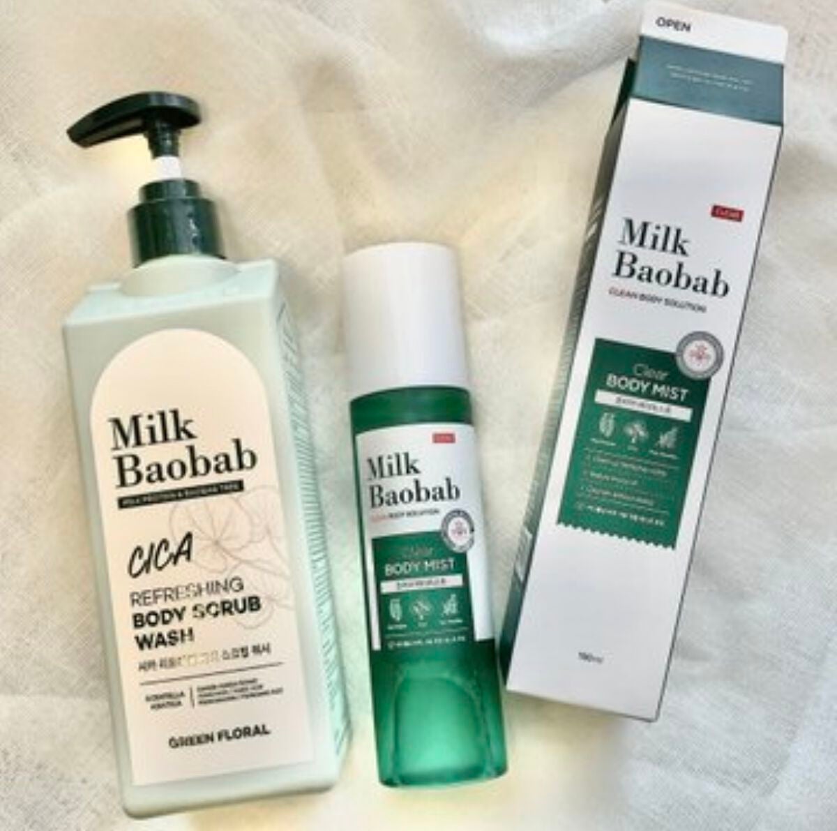 シカ リフレッシング ボディ スクラブ ウォッシュ/ミルクバオバブ/ボディスクラブを使ったクチコミ(1枚目)