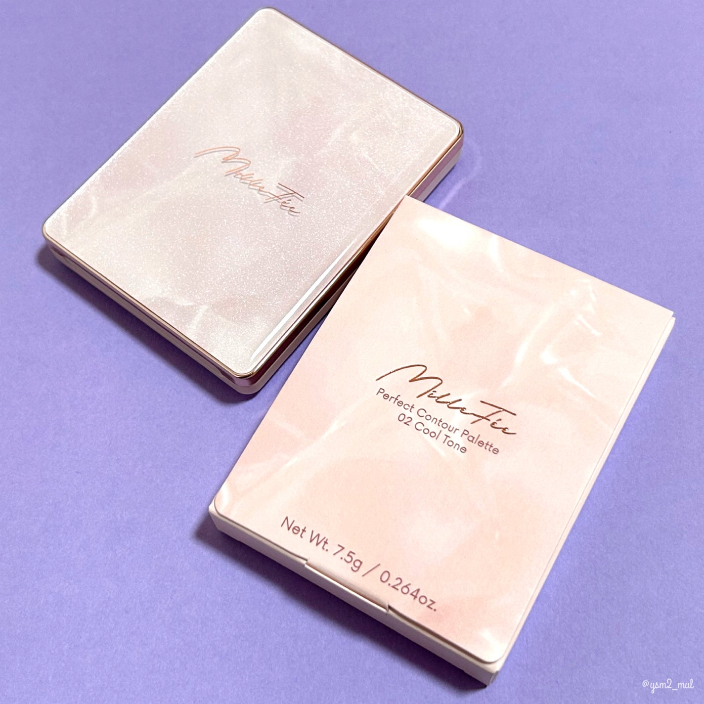 チート顔コントゥアパレット/MilleFée/パウダーハイライトを使ったクチコミ(10枚目)