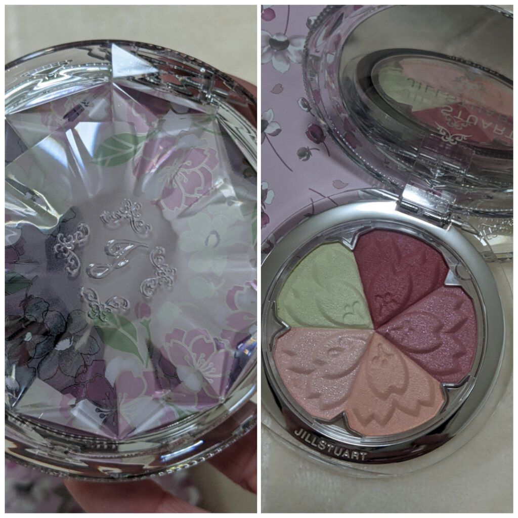 サクラブーケ ブルーム ミックスブラッシュ コンパクト/JILL STUART/パウダーチークを使ったクチコミ（2枚目）