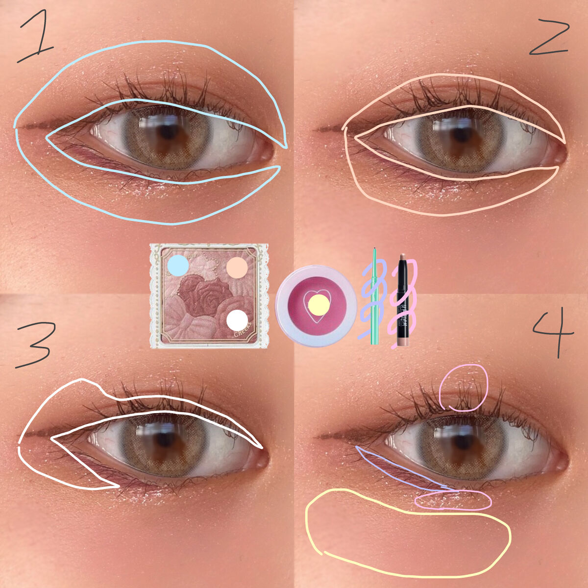 クイックラッシュカーラー/キャンメイク/マスカラ下地を使ったクチコミ（3枚目）