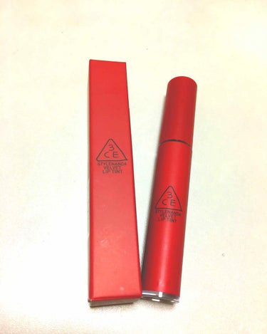 3CE VELVET LIP TINT/3CE/口紅を使ったクチコミ（1枚目）