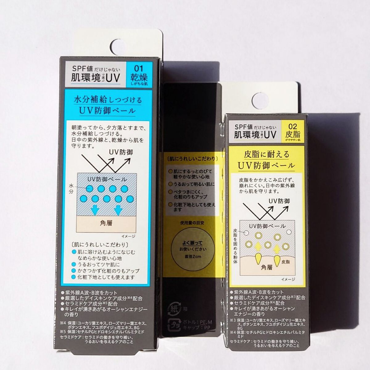 ソフィーナ iP スキンケアUV 01乾燥しがちな肌環境 SPF50+ PA++++/SOFINA iP/日焼け止めクリームを使ったクチコミ（3枚目）