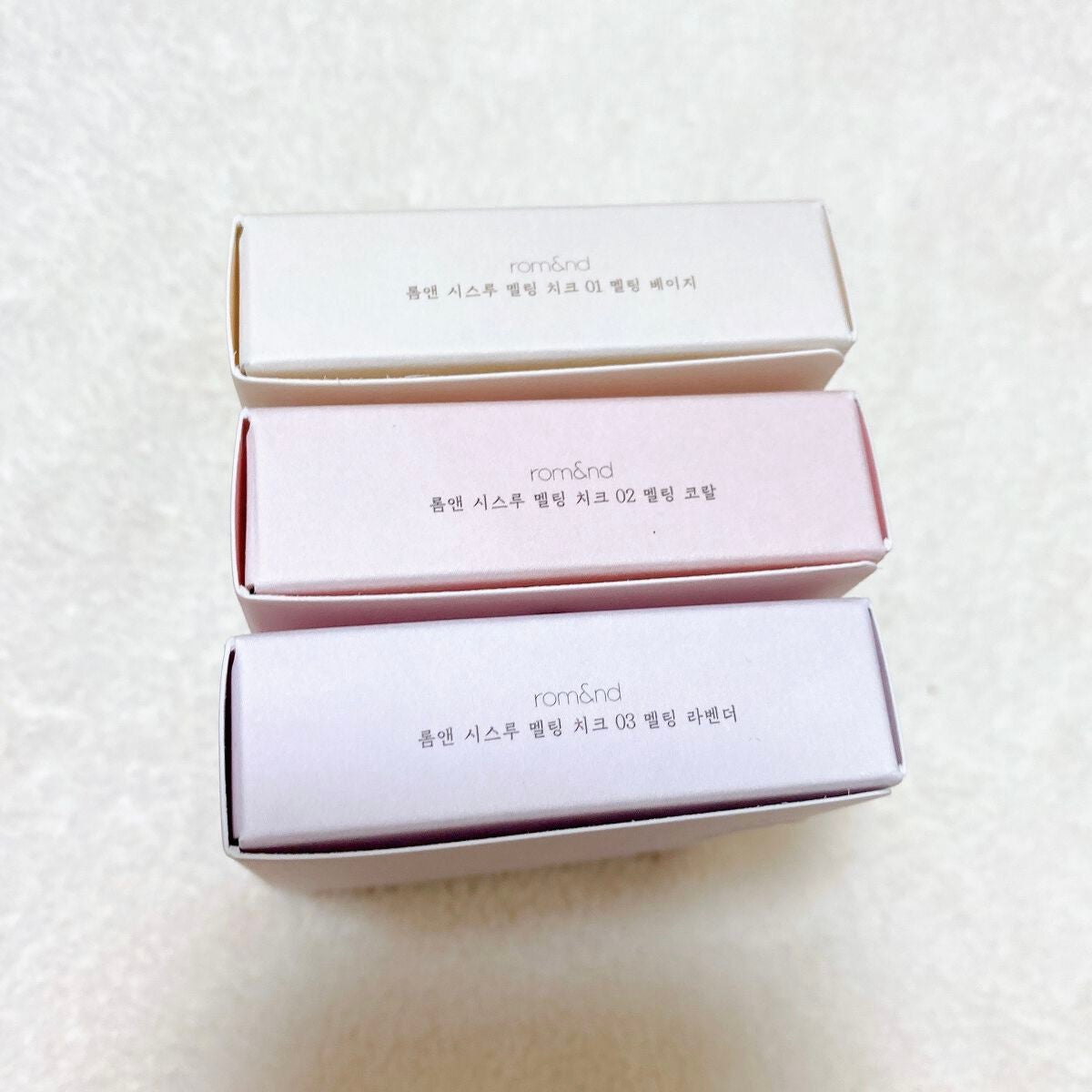 シースルーメルティングチーク/rom&nd/ジェル・クリームチークを使ったクチコミ(8枚目)