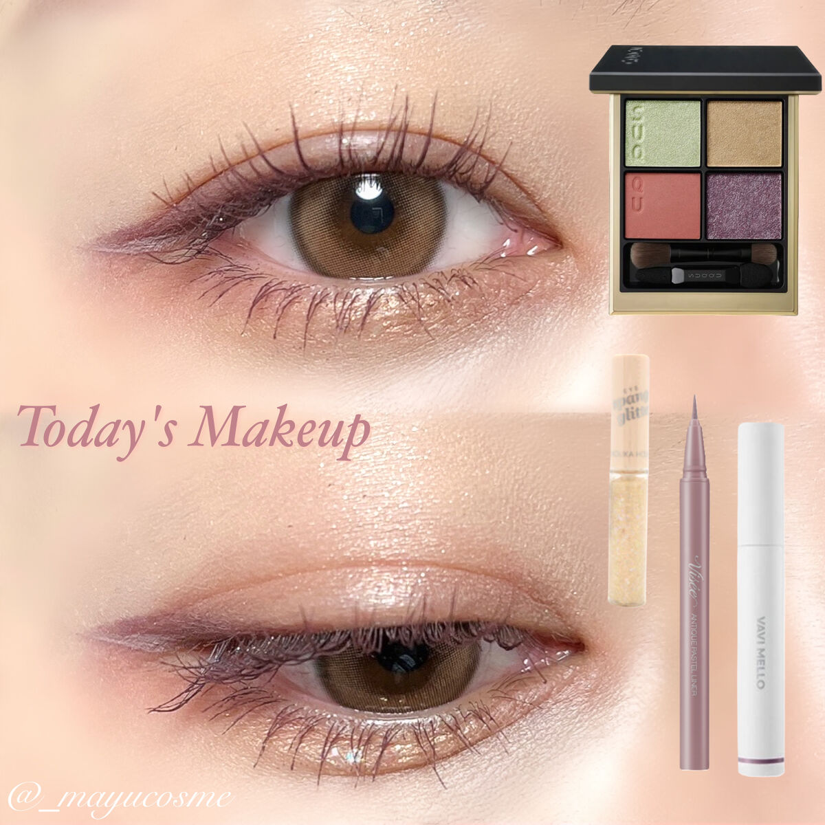 [VAVI MELLO] ムードメイカーカラーマスカラ 04　アドラブル(04 ADORABLE)/VAVI MELLO/マスカラを使ったクチコミ（1枚目）