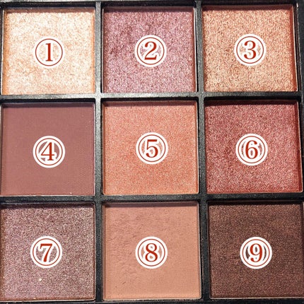 UR GLAM BLOOMING EYE COLOR PALETTE/U R GLAM/アイシャドウパレットを使ったクチコミ(2枚目)