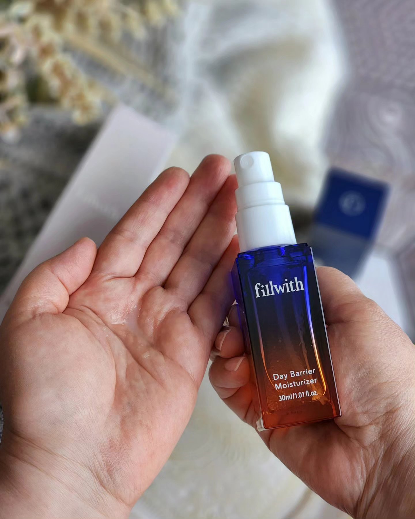 デイバリアモイスチャライザー/fillwith/ミスト状化粧水を使ったクチコミ（1枚目）