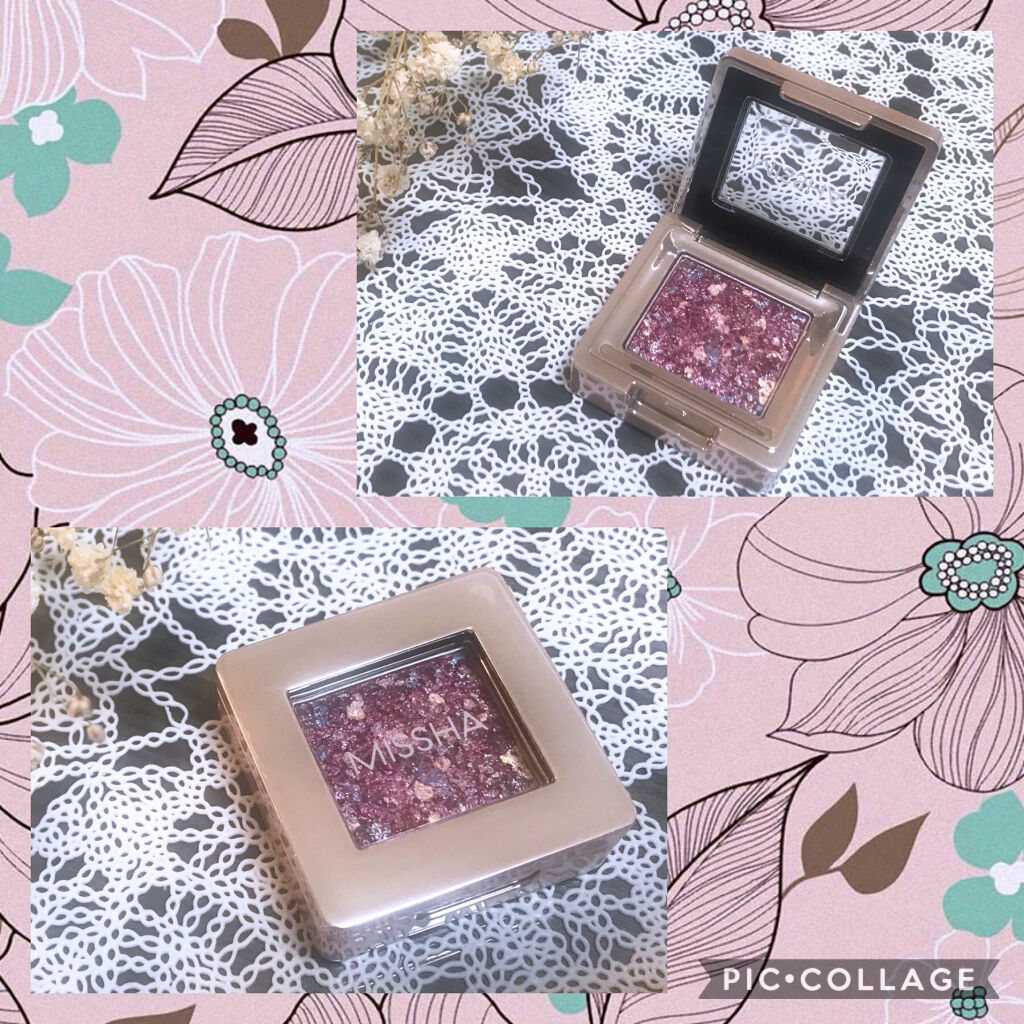 グリッタープリズム シャドウ GVL02 パフュームプリズム/MISSHA/グリッターを使ったクチコミ（2枚目）