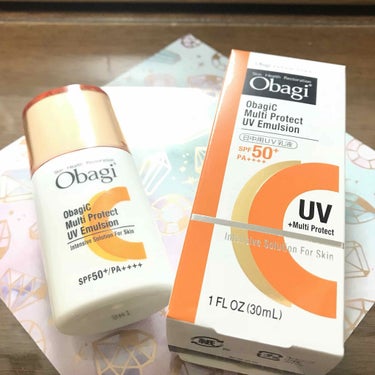 Obagi　オバジC
マルチプロテクト　UV乳液　30ml
SPF50+　PA++++

美容液効果･乳液効果･UVカット･化粧下地効果

【つけ心地･感想】
日焼け止め独特な感じはなく、サラッとしてい