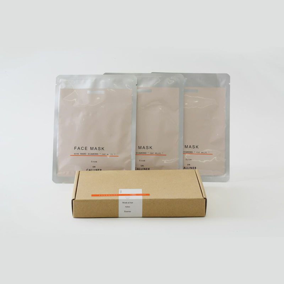 ナノダイヤモンド フェイスマスク 3シートボックス UN CALLINER ZEEP
