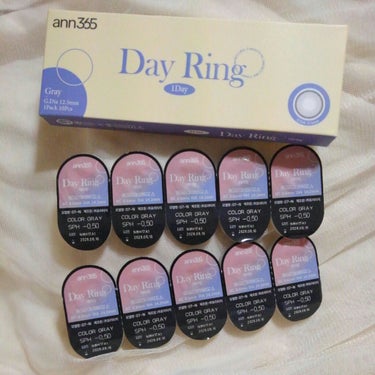 [1 Day/グレー/GRAY] デイ リング ワンデー - Day Ring - 1 Day (10pcs) [14.2mm]

●COLOR→グレー
●使用期間→1 Day (10pcs)
●価格→