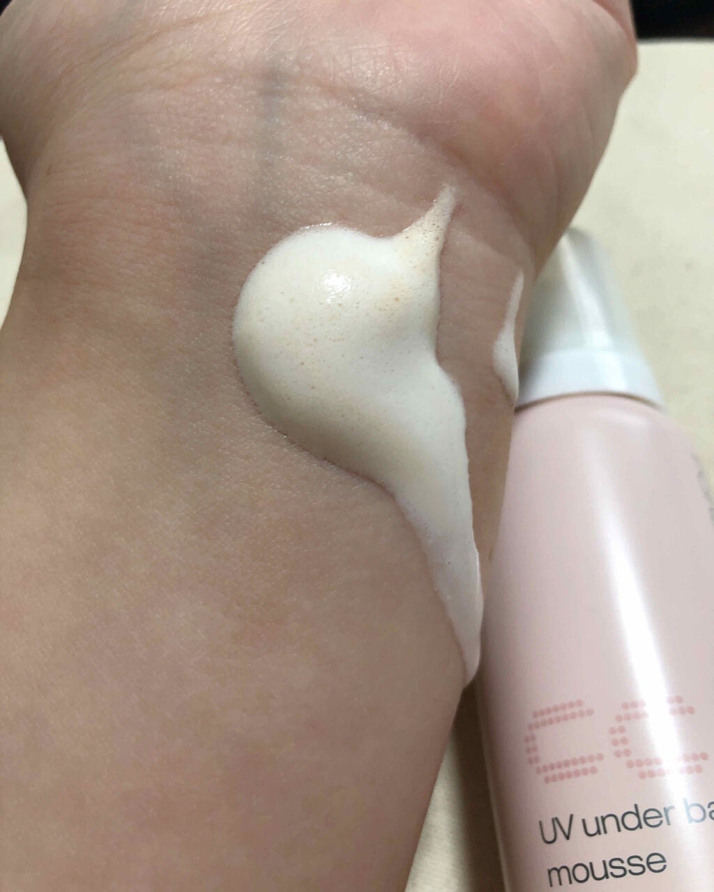 UV アンダーベース ムース CC/shu uemura/化粧下地を使ったクチコミ(2枚目)