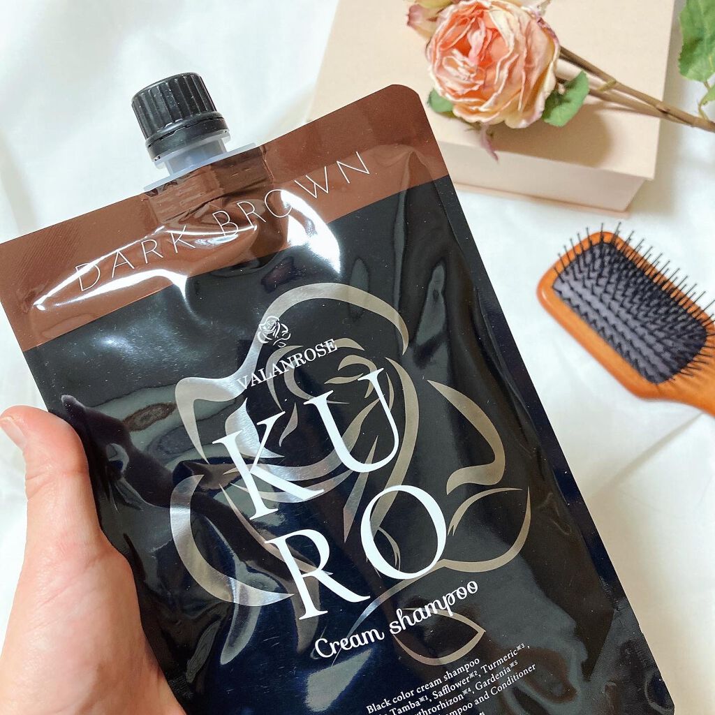 KUROクリームシャンプー/VALANROSE/市販シャンプーを使ったクチコミ(2枚目)