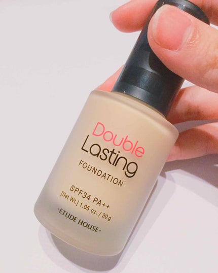ダブルラスティング ファンデーション/ETUDE/リキッドファンデーションを使ったクチコミ(1枚目)