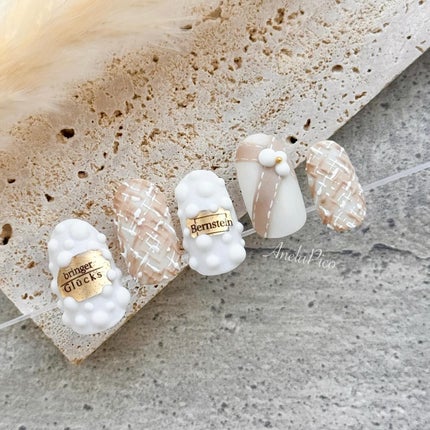 mamico on LIPS 「*ポコポコネイル〜✨なんとなくチョコレートイメージの🍫集合体..」(1枚目)