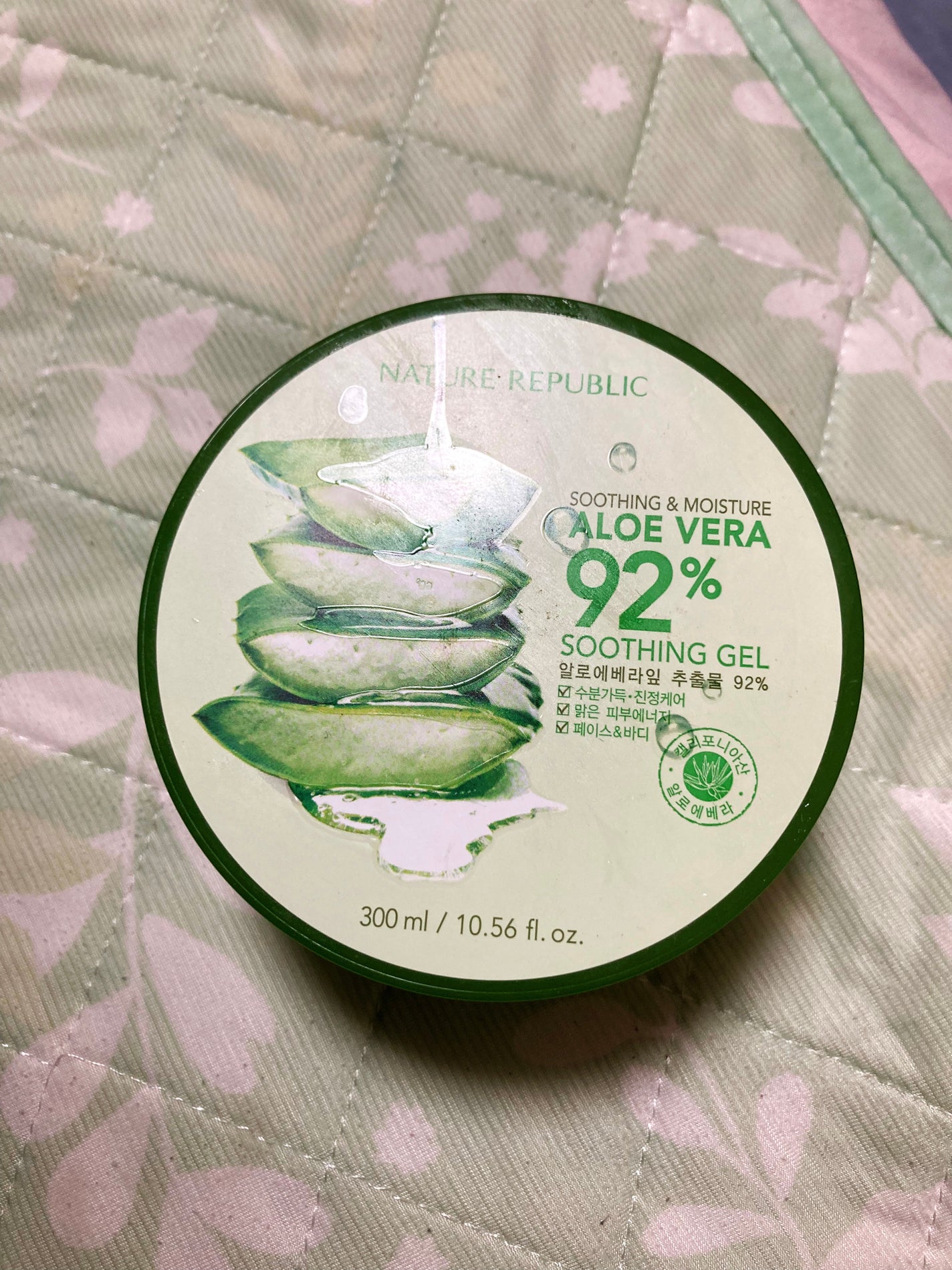 マイルド&モイスチャーアロエジェル/ネイチャーリパブリック/ボディローションを使ったクチコミ(1枚目)