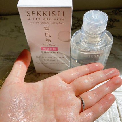 クリアウェルネス ピュア コンク/雪肌精/化粧水を使ったクチコミ(4枚目)