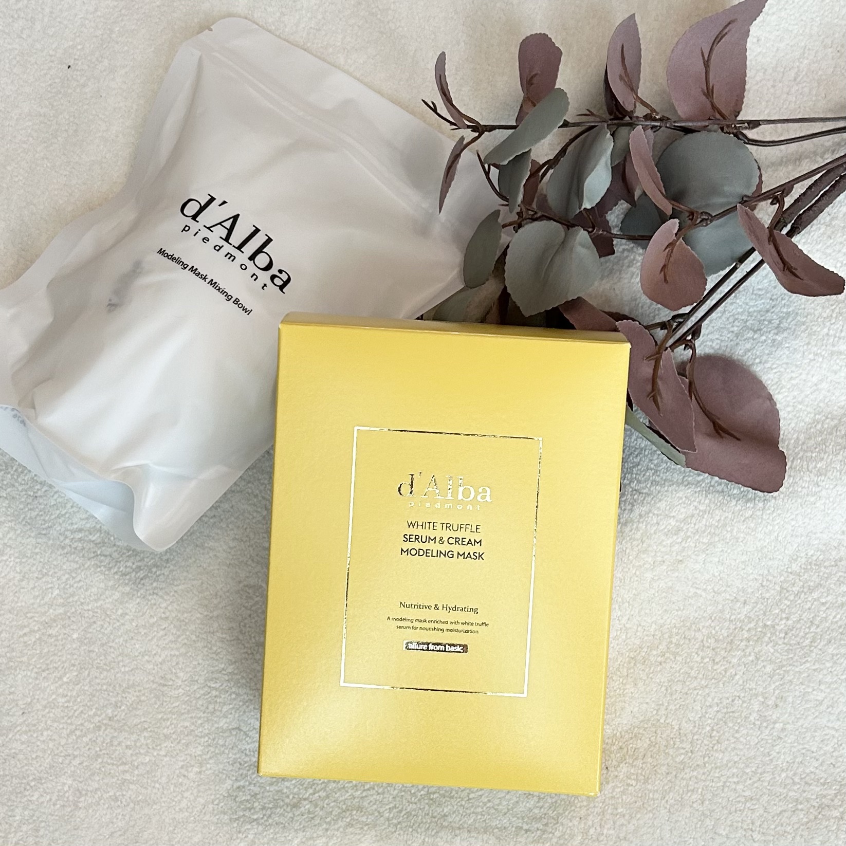 ホワイトトリュフセラムアンドクリームモデリングマスク/ダルバ/洗い流すパック・マスクを使ったクチコミ（1枚目）