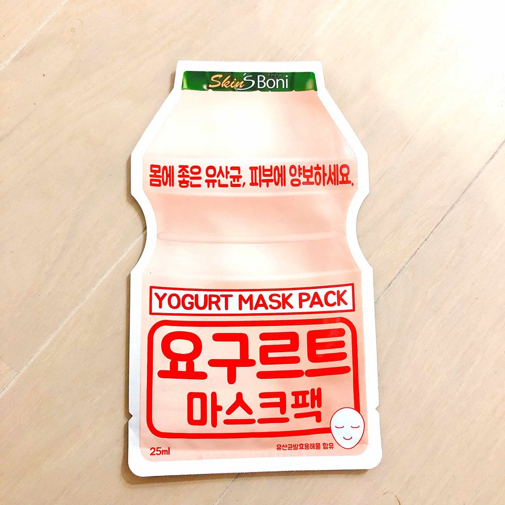 mumu on LIPS 「Skin'sBoniYogurtMaskPackスキンズボニ(..」(1枚目)