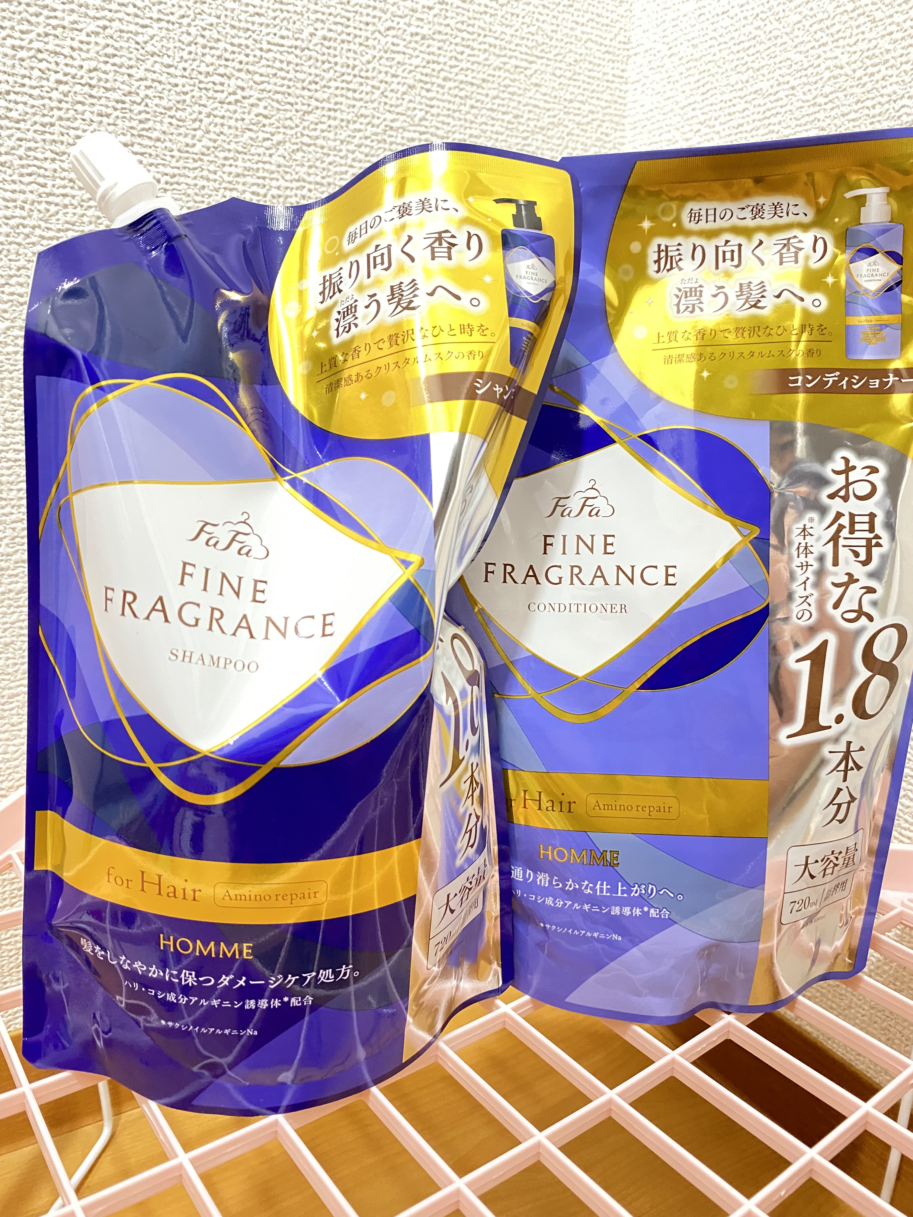 ファーファ ファーファファインフレグランスシャンプー/コンディショナーのクチコミ「可愛くなるための商品紹介！
〜①ファーファファインフレグランス　オム〜

垢抜け実施中！！
次.....」（1枚目）