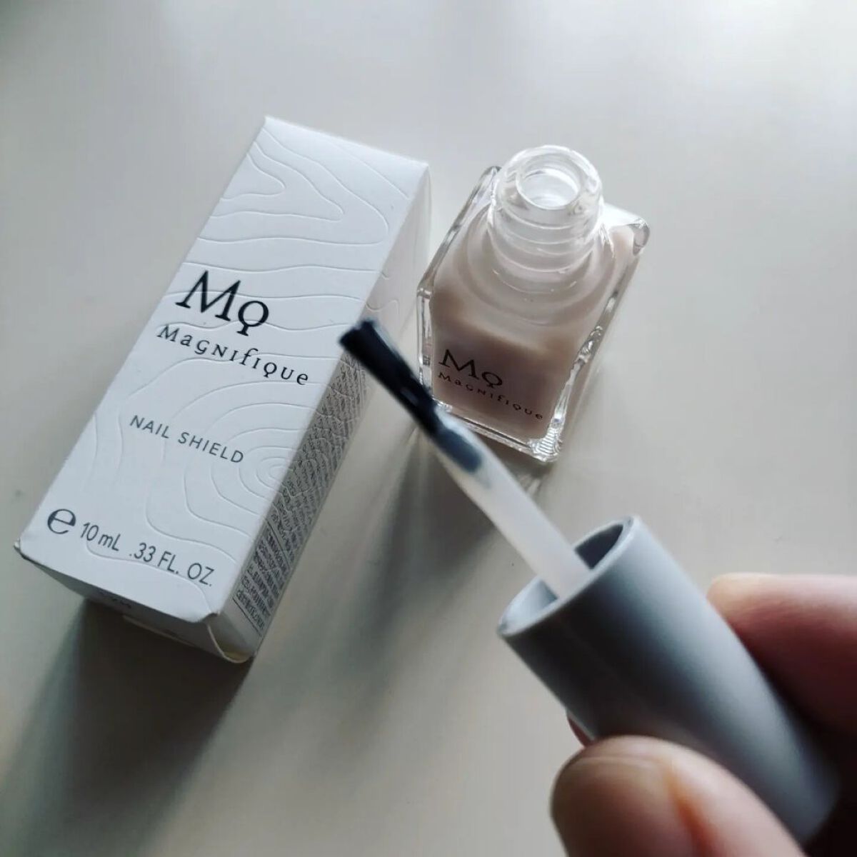 ネイルシールド/マニフィーク/オールインワンネイルを使ったクチコミ（1枚目）