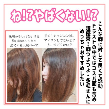 オイルインシャンプー/オイルインコンディショナー (グロス&リペア)/ディアボーテ/市販シャンプーを使ったクチコミ(8枚目)