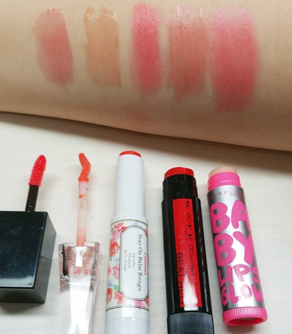 ステイオンバームルージュ/キャンメイク/口紅を使ったクチコミ(2枚目)