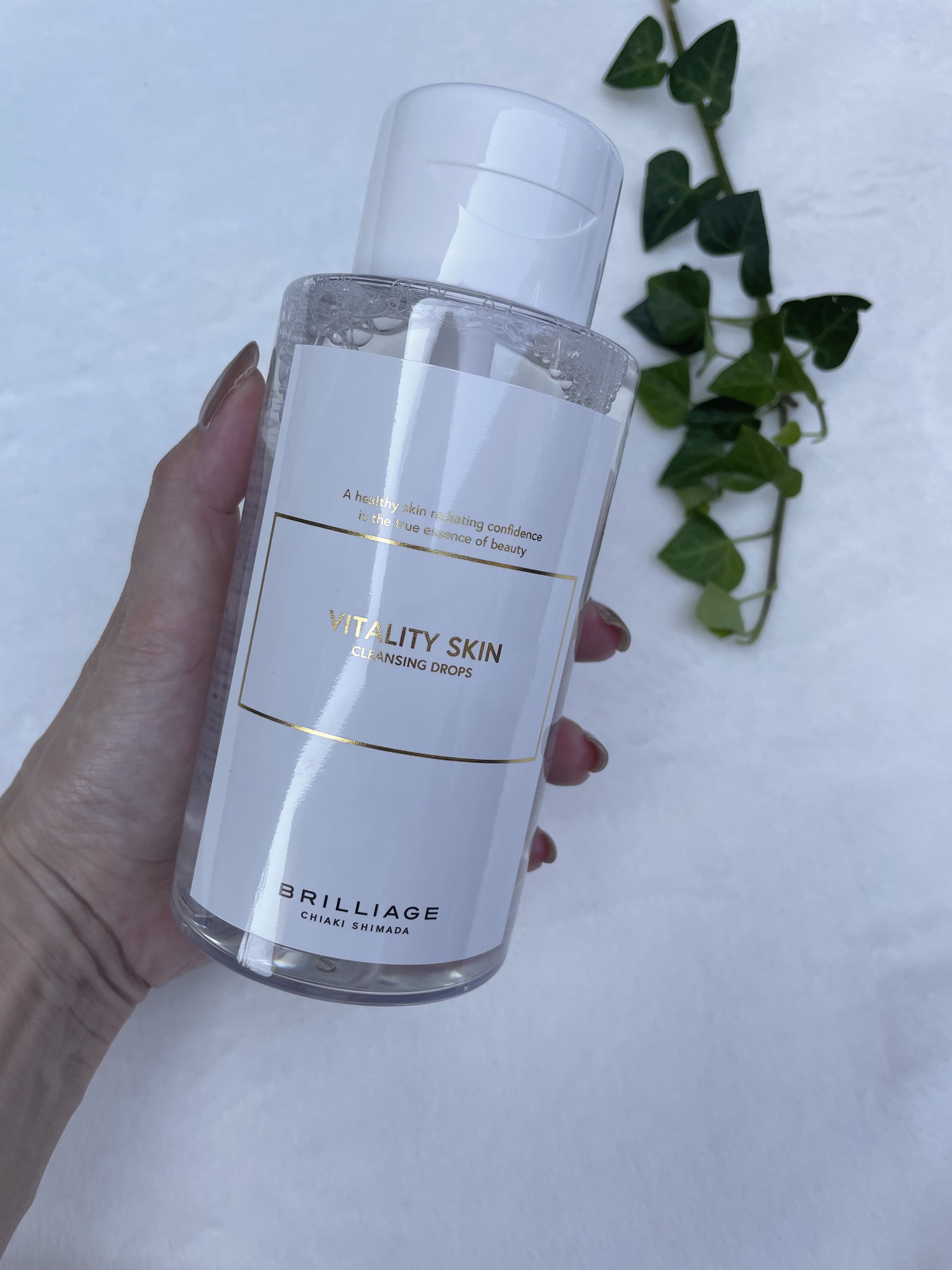 バイタリティ スキン クレンジングドロップス (クレンジングウォーター)/ブリリアージュ/クレンジングウォーターを使ったクチコミ（1枚目）