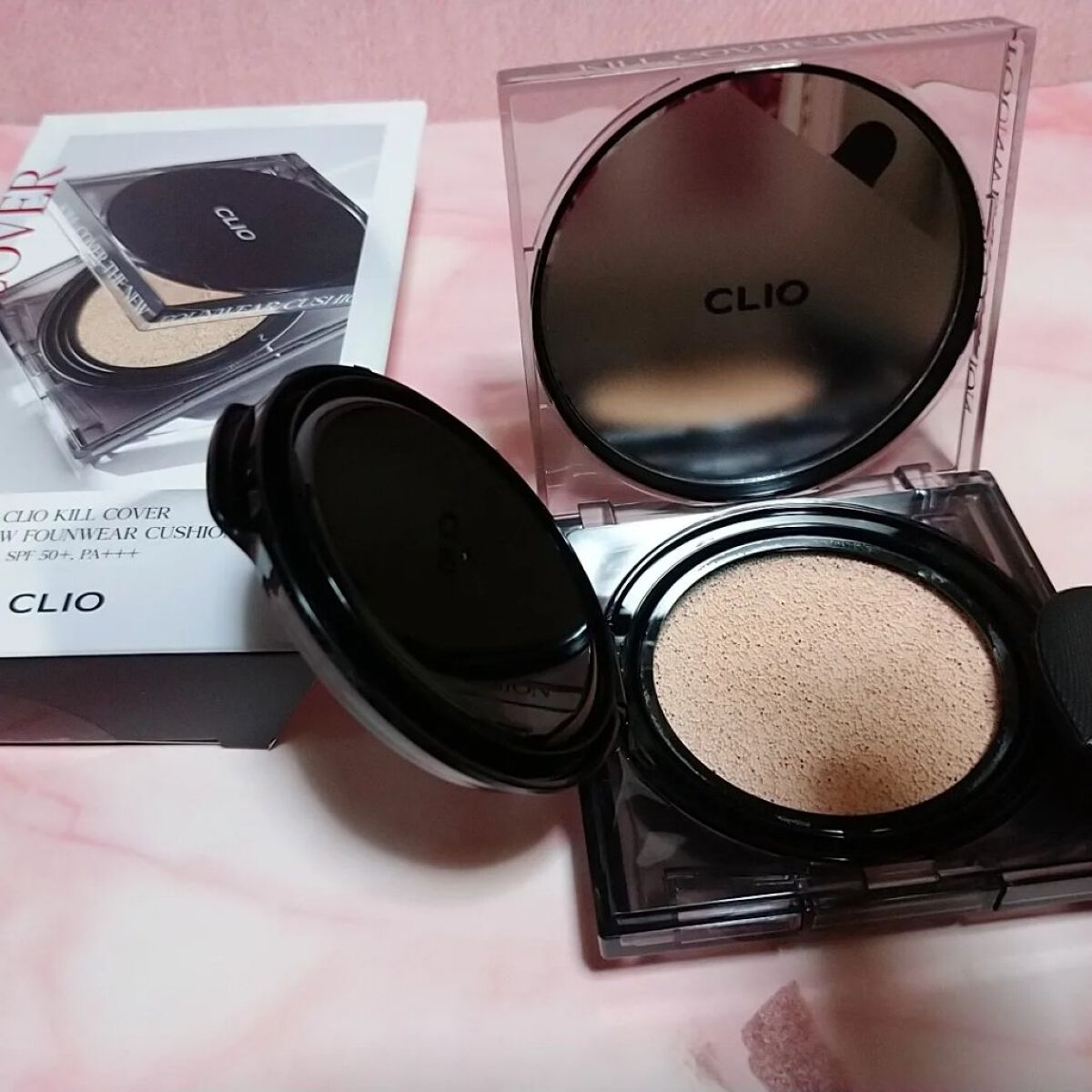 キル カバー ザ ニュー ファンウェア クッション 02 LINGERIE/CLIO/クッションファンデーションを使ったクチコミ（1枚目）