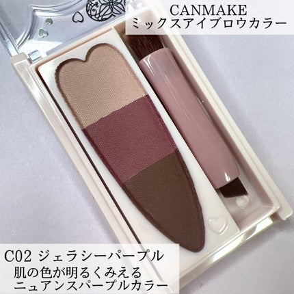 ミックスアイブロウカラー/キャンメイク/パウダーアイブロウを使ったクチコミ(2枚目)