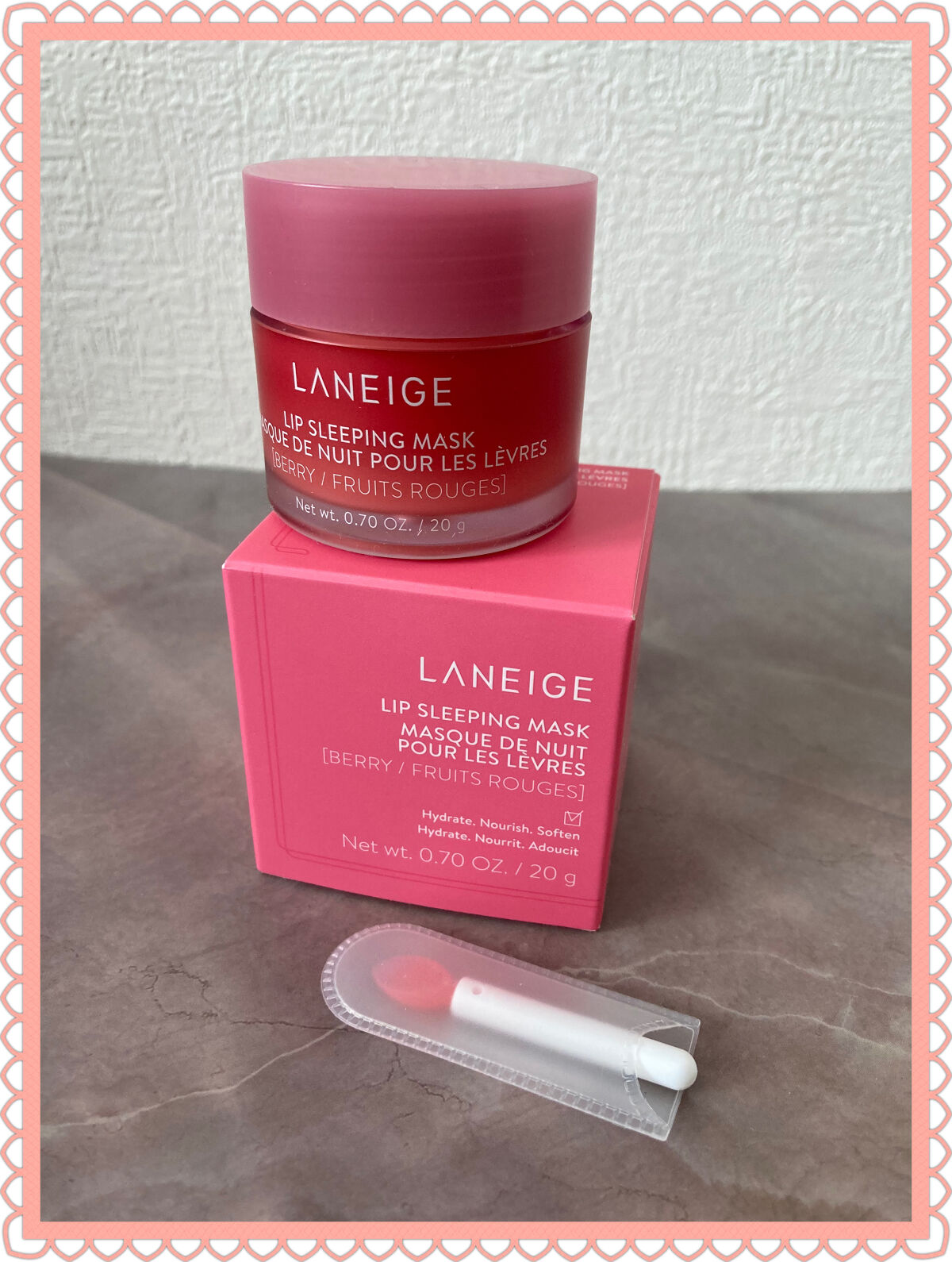 リップスリーピングマスク/LANEIGE/リップバームを使ったクチコミ（1枚目）