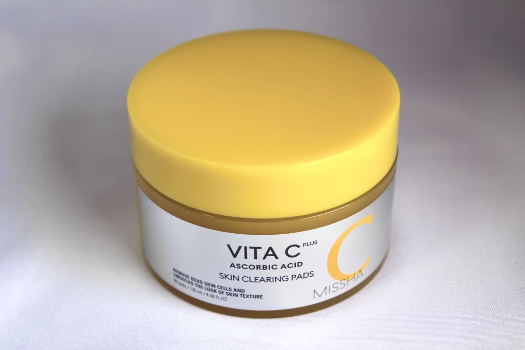 ビタCプラスアスコルビン酸スキンクリアリングパッド/MISSHA/トナーパッドを使ったクチコミ（1枚目）