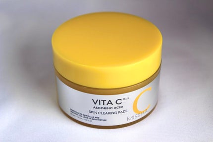 ビタCプラスアスコルビン酸スキンクリアリングパッド/MISSHA/トナーパッドを使ったクチコミ(1枚目)