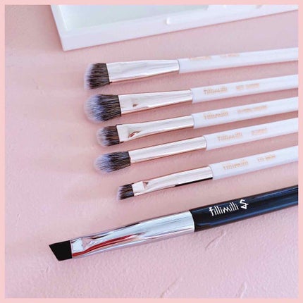 fillimilli アイメイクブラシセット/fillimilli/メイクブラシを使ったクチコミ(2枚目)