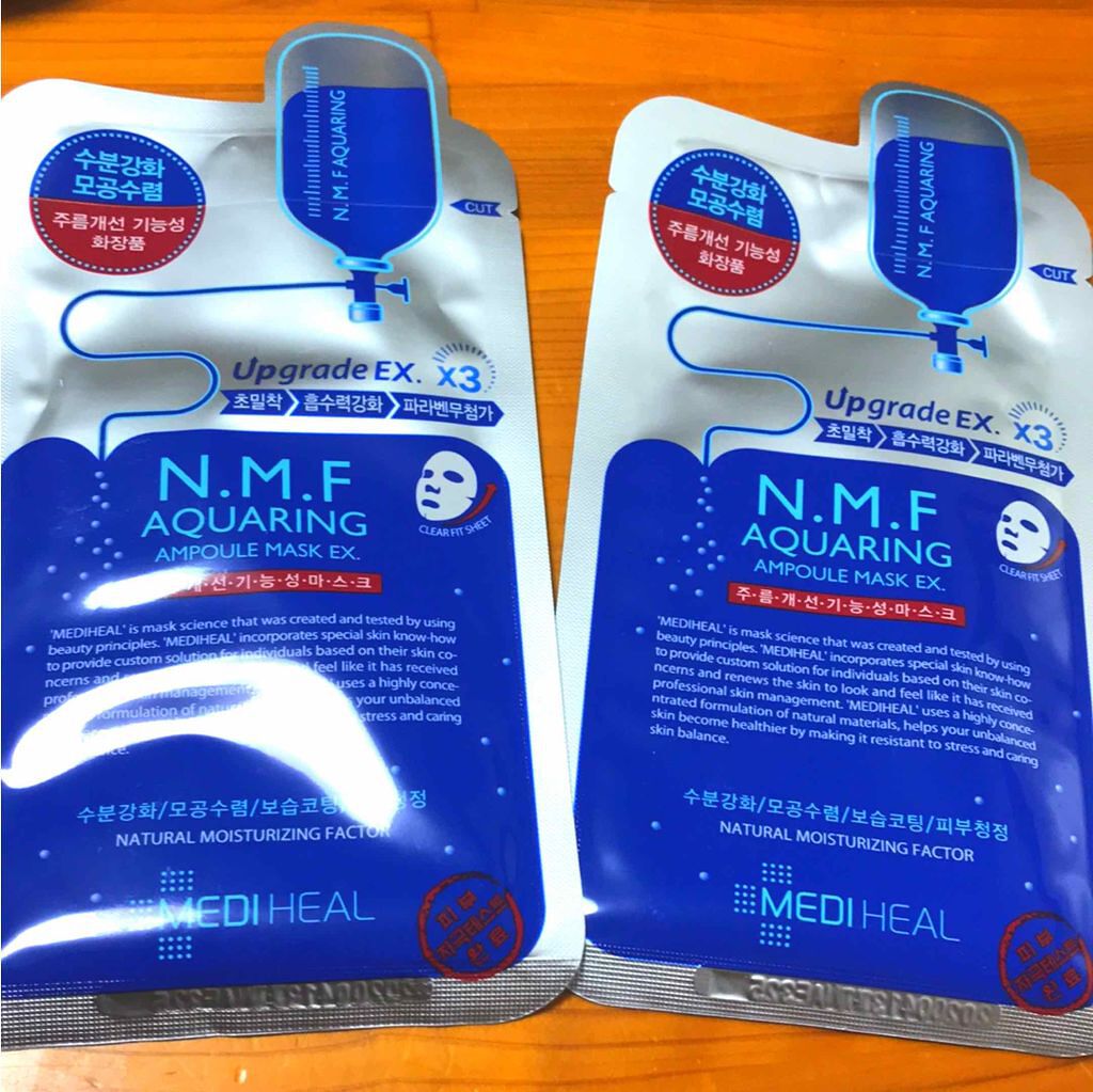 N.M.FアクアアンプルマスクJEX/MEDIHEAL/シートマスク・パックを使ったクチコミ(1枚目)