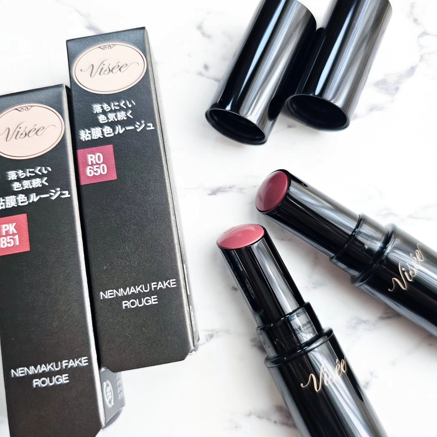 ネンマクフェイク ルージュ/Visée/口紅を使ったクチコミ（1枚目）