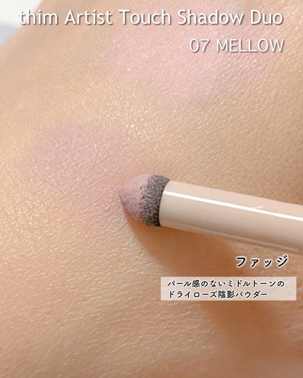 Artist Touch Shadow Duo/thim/スティックアイシャドウを使ったクチコミ(3枚目)