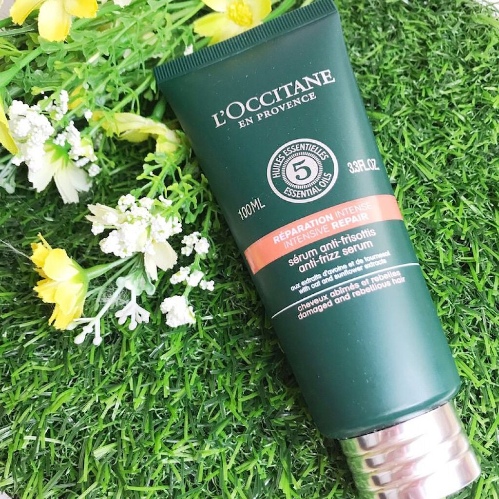 ファイブハーブス リペアリングヘアミルクセラム/L'OCCITANE/ヘアミルクを使ったクチコミ(1枚目)