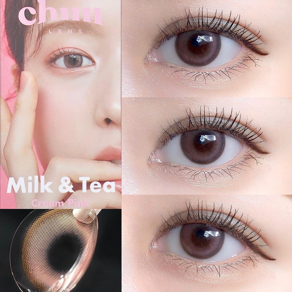 chuuLENS Milk&Tea 1day/chuu LENS/ワンデー(1DAY)カラコンを使ったクチコミ(4枚目)