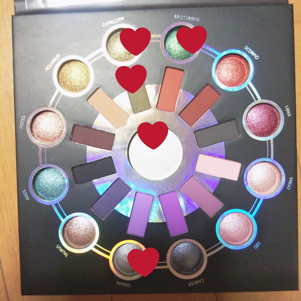 zodiac/bh cosmetics/アイシャドウパレットを使ったクチコミ(3枚目)