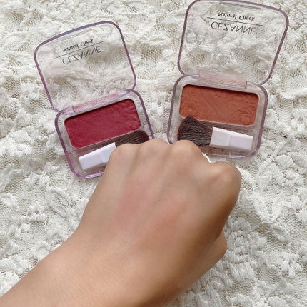 ナチュラル チークN/CEZANNE/パウダーチークを使ったクチコミ(5枚目)