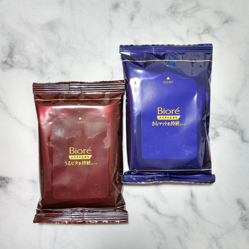 ビオレメイクの上からうるピタ肌持続シート/ビオレ/フェイスシートを使ったクチコミ（1枚目）